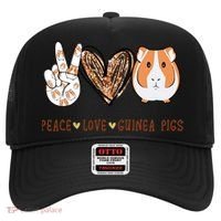 Peace Love Guinea Pigs Gift For Guinea Pigs Lover Hat thumb 0