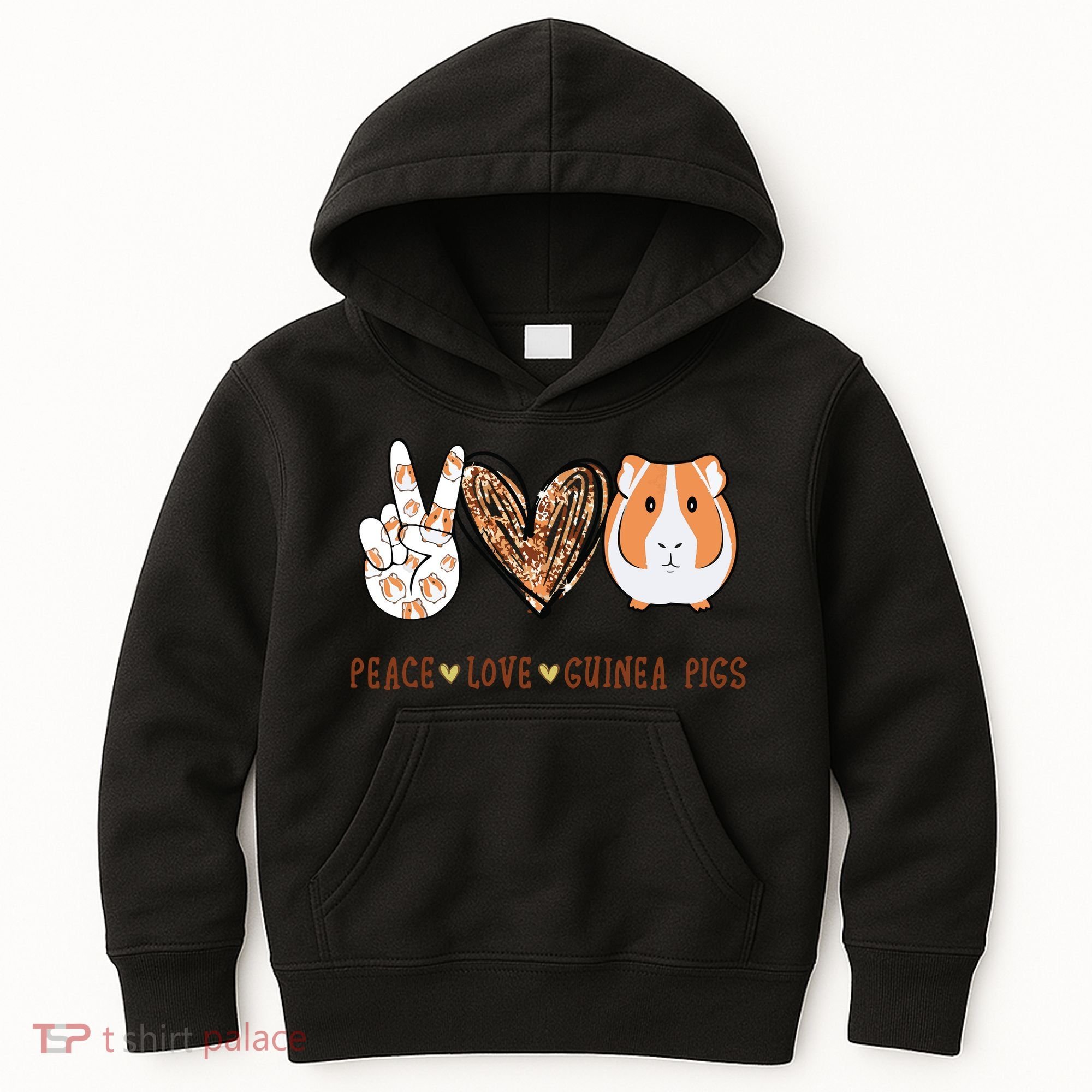 Peace Love Guinea Pigs Gift For Guinea Pigs Lover Kids Hoodie