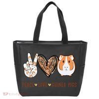 Peace Love Guinea Pigs Gift For Guinea Pigs Lover Tote Bag thumb 0