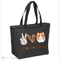 Peace Love Guinea Pigs Gift For Guinea Pigs Lover Tote Bag thumb 2