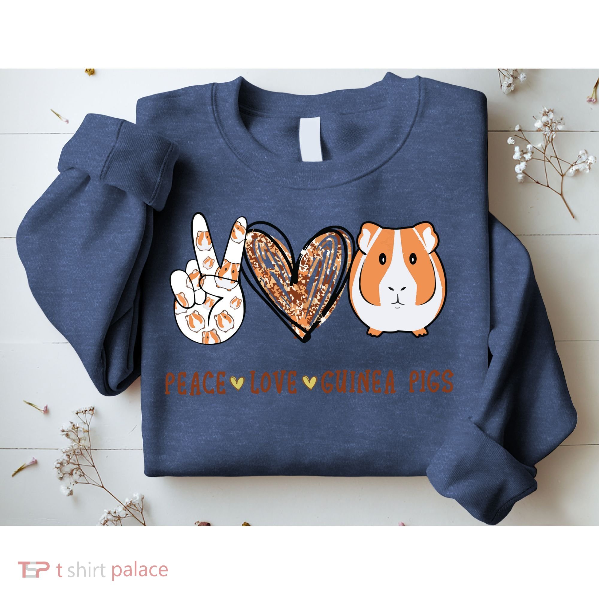 Peace Love Guinea Pigs Gift For Guinea Pigs Lover Sweatshirt