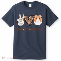 Peace Love Guinea Pigs Gift For Guinea Pigs Lover T-Shirt thumb 0