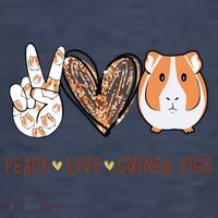 Peace Love Guinea Pigs Gift For Guinea Pigs Lover T-Shirt thumb 5