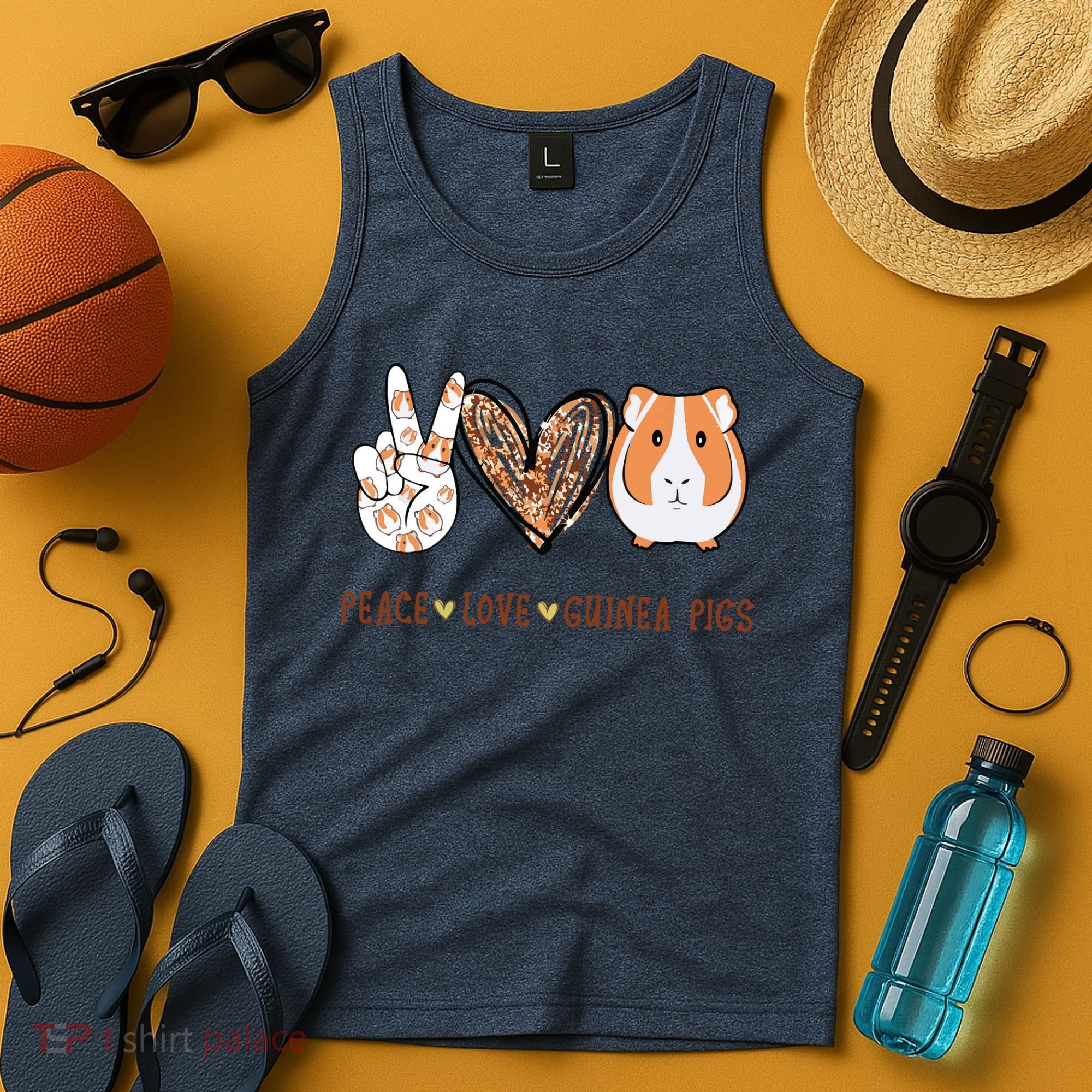 Peace Love Guinea Pigs Gift For Guinea Pigs Lover Tank Top