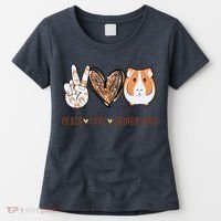 Peace Love Guinea Pigs Gift For Guinea Pigs Lover Women's T-Shirt thumb 0
