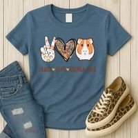 Peace Love Guinea Pigs Gift For Guinea Pigs Lover Women's T-Shirt thumb 3