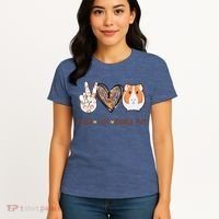 Peace Love Guinea Pigs Gift For Guinea Pigs Lover Women's T-Shirt thumb 4