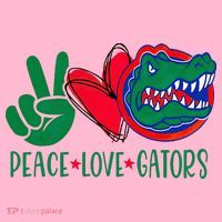 Peace Love Gator Cute Costume Animal Lover Alligator Coaster thumb 2