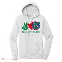 Peace Love Gator Cute Costume Animal Lover Alligator Women's Hoodie thumb 0