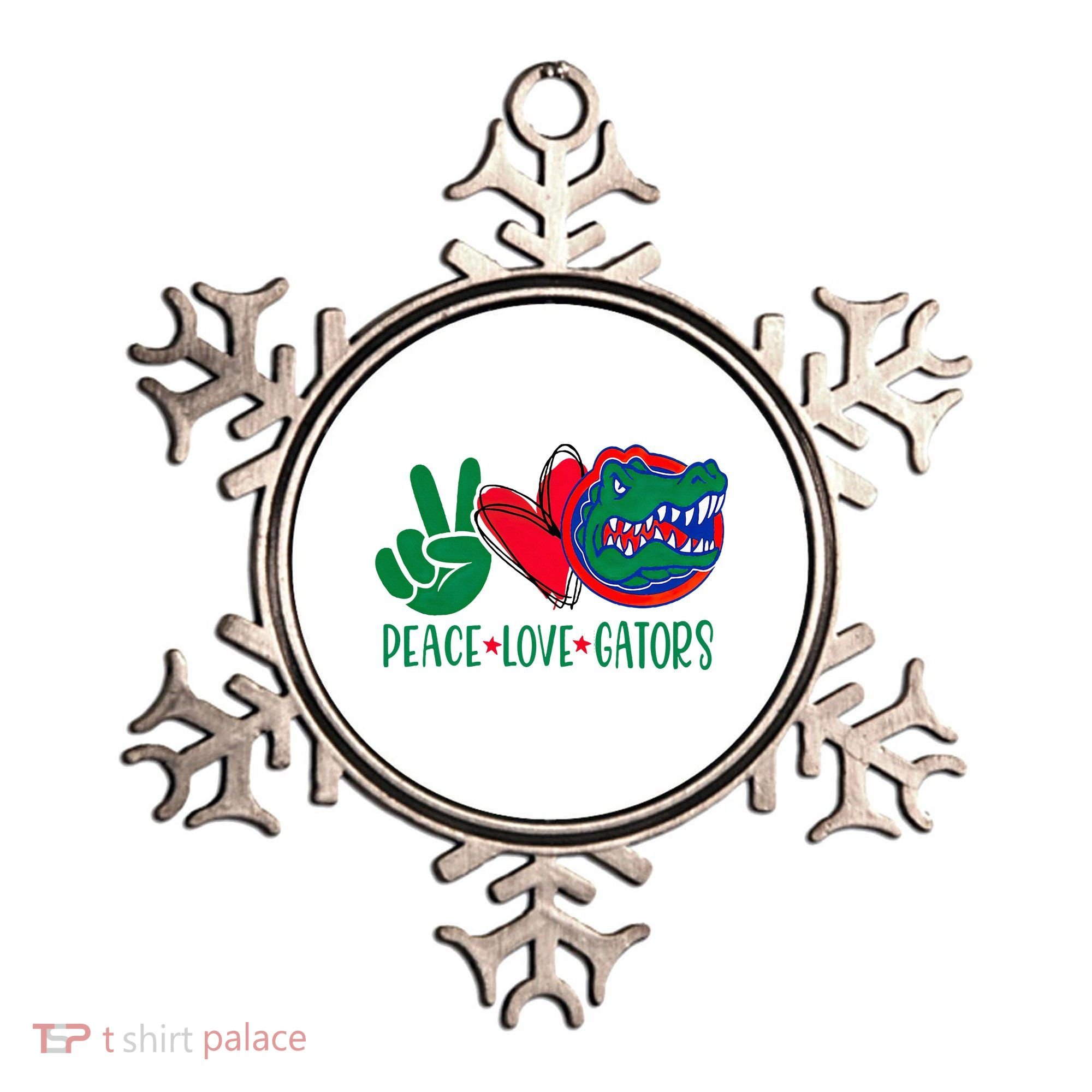 Peace Love Gator Cute Costume Animal Lover Alligator Ornament