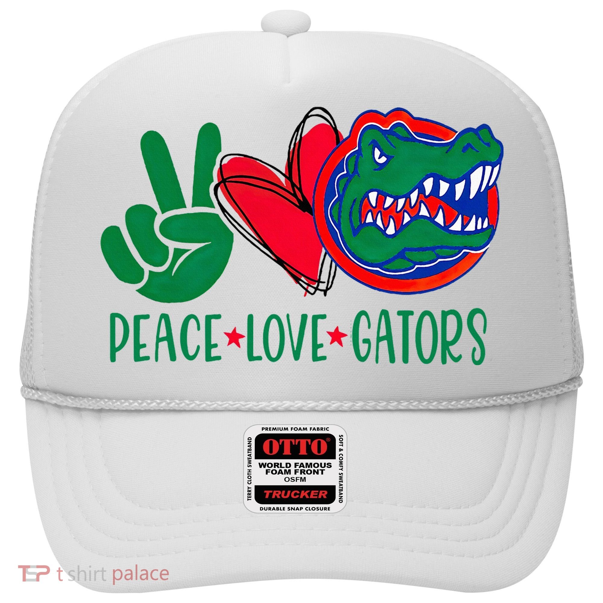Peace Love Gator Cute Costume Animal Lover Alligator Hat