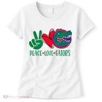 Peace Love Gator Cute Costume Animal Lover Alligator Women's T-Shirt thumb 0