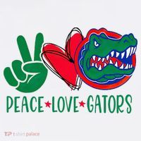 Peace Love Gator Cute Costume Animal Lover Alligator Kids T-Shirt thumb 4