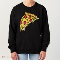 Pizza Lovers, Greasy Slice Of Pizza Women's Sweatshirt thumb 0