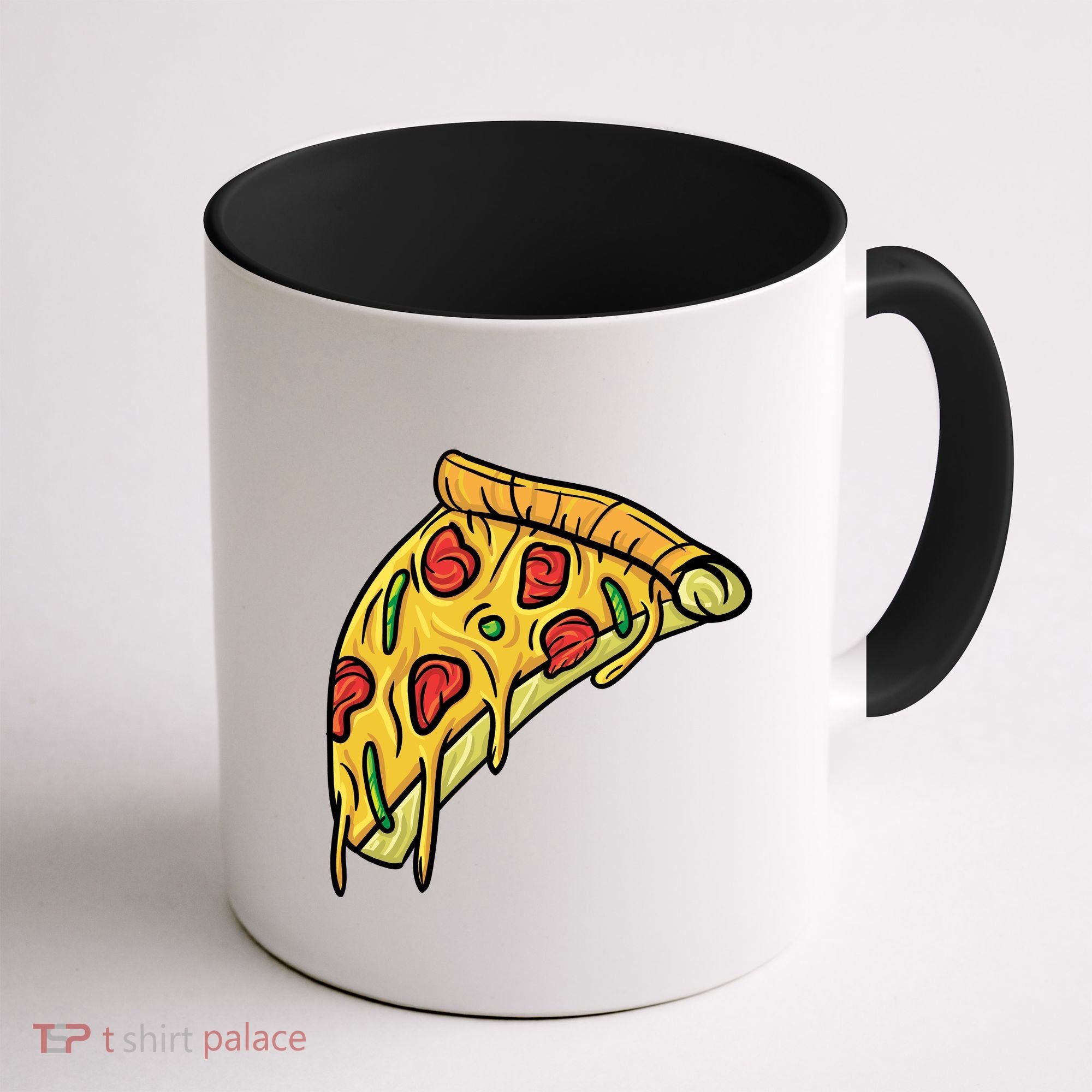 Pizza Lovers, Greasy Slice Of Pizza Coffee Mug
