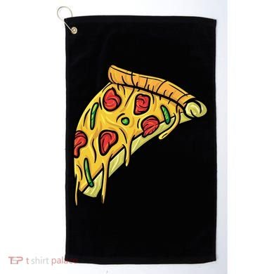 Pizza Lovers, Greasy Slice Of Pizza Golf Towel