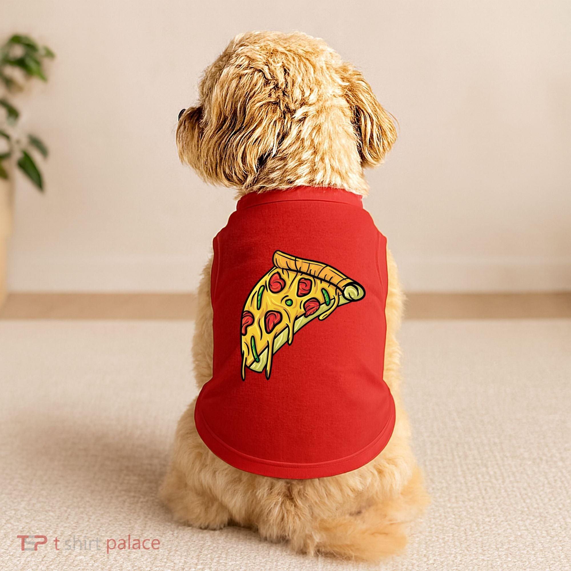 Pizza Lovers, Greasy Slice Of Pizza Doggie Tank