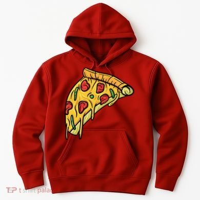 Pizza Lovers, Greasy Slice Of Pizza Hoodie
