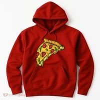 Pizza Lovers, Greasy Slice Of Pizza Hoodie thumb 0