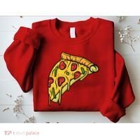 Pizza Lovers, Greasy Slice Of Pizza Sweatshirt thumb 2