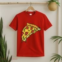 Pizza Lovers, Greasy Slice Of Pizza T-Shirt thumb 2