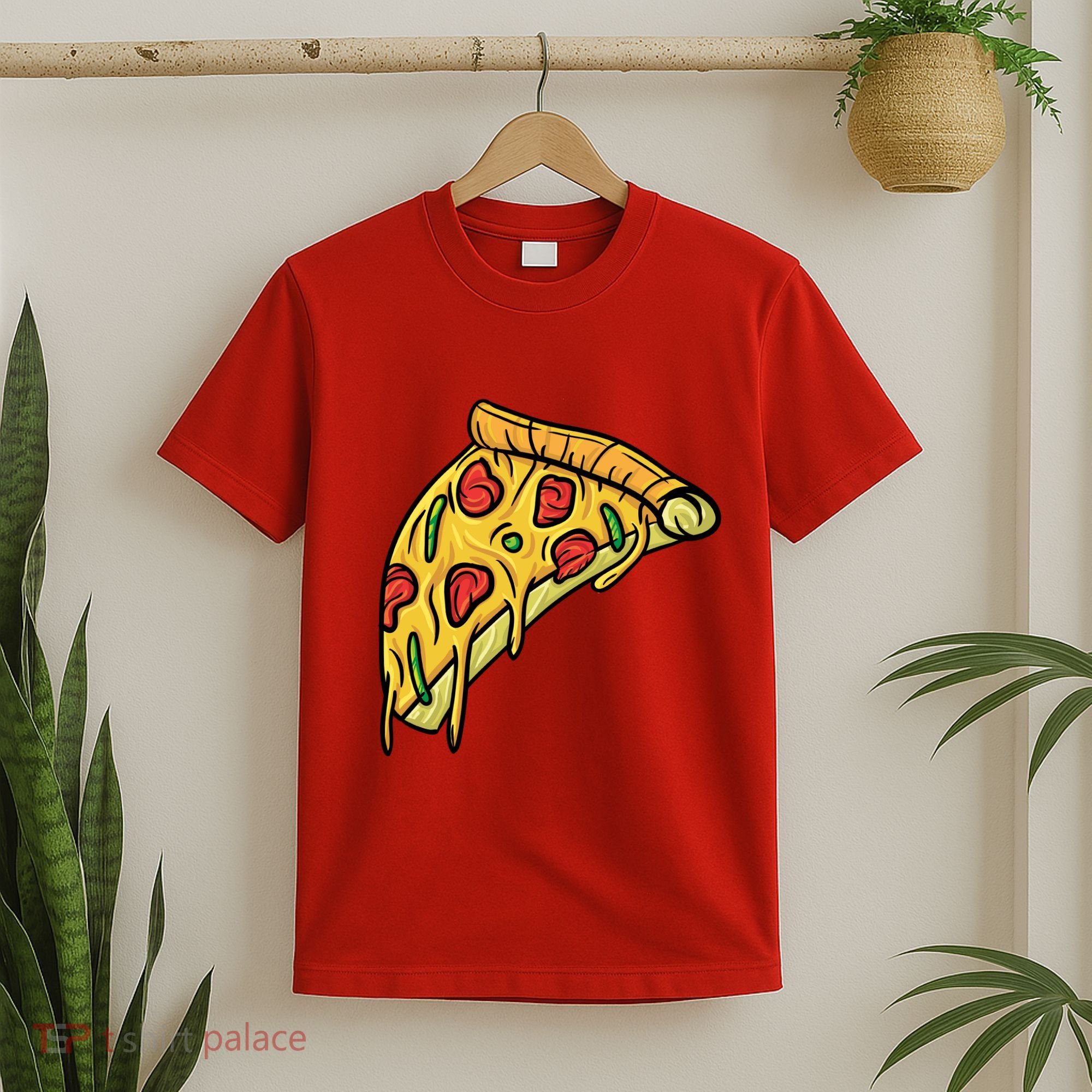 Pizza Lovers, Greasy Slice Of Pizza T-Shirt