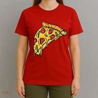 Pizza Lovers, Greasy Slice Of Pizza T-Shirt thumb 4