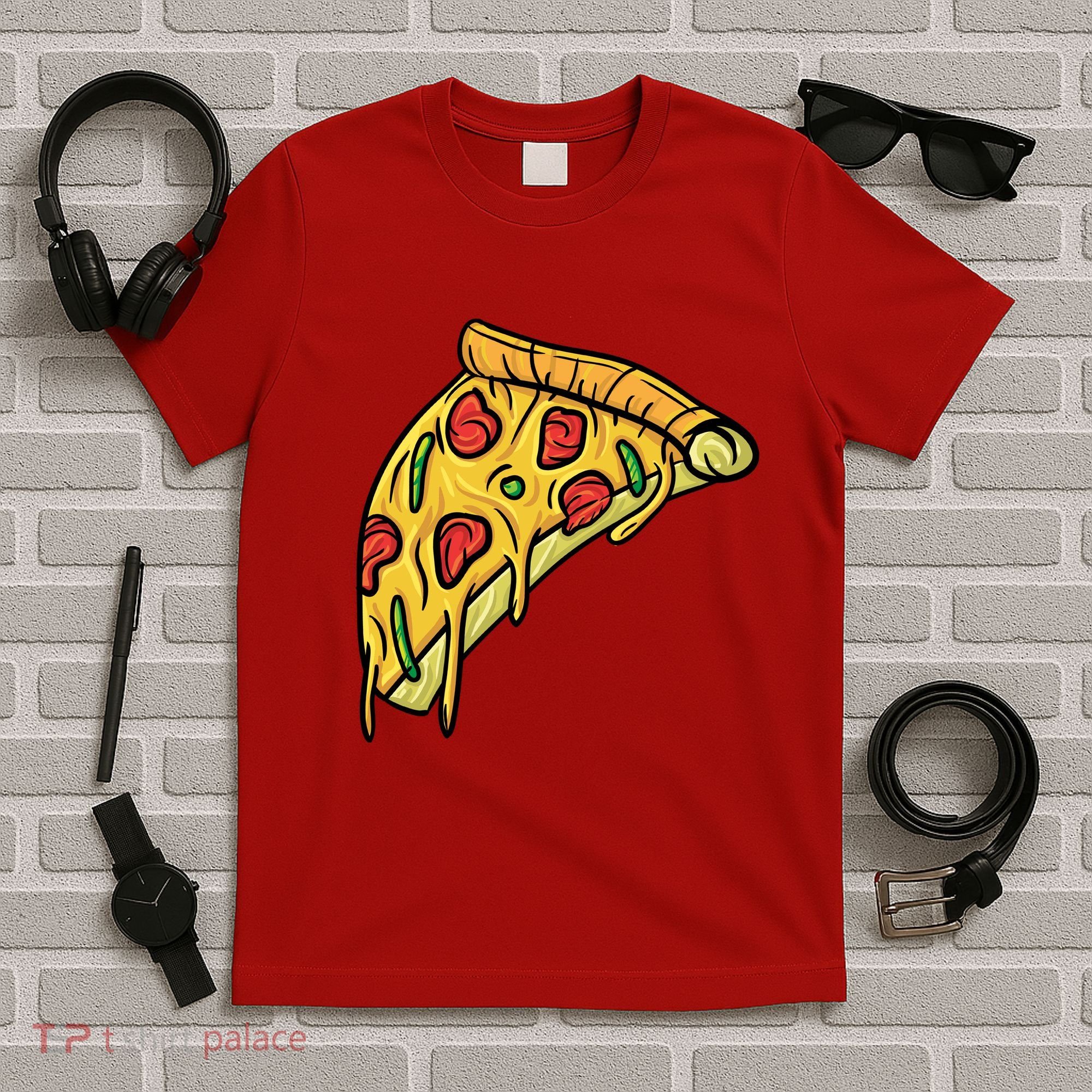 Pizza Lovers, Greasy Slice Of Pizza T-Shirt