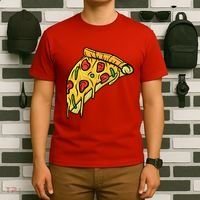 Pizza Lovers, Greasy Slice Of Pizza T-Shirt thumb 6