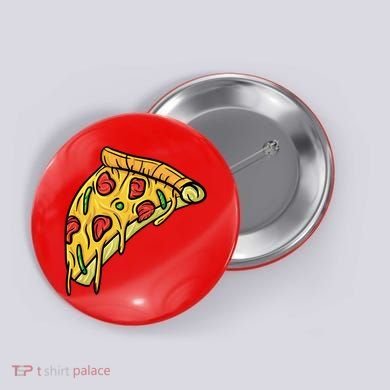 Pizza Lovers, Greasy Slice Of Pizza Button