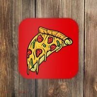 Pizza Lovers, Greasy Slice Of Pizza Coaster thumb 0