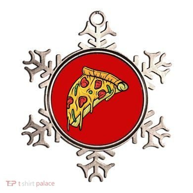 Pizza Lovers, Greasy Slice Of Pizza Ornament