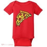 Pizza Lovers, Greasy Slice Of Pizza Baby Bodysuit thumb 0