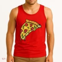 Pizza Lovers, Greasy Slice Of Pizza Tank Top thumb 3