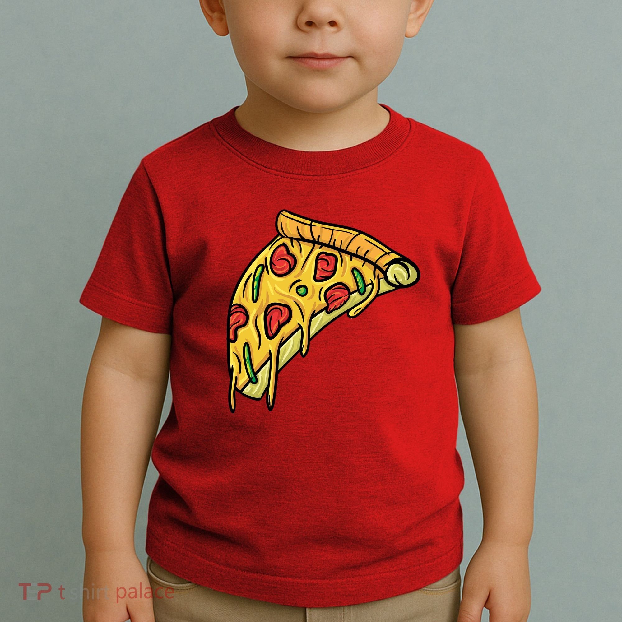 Pizza Lovers, Greasy Slice Of Pizza Toddler T-Shirt