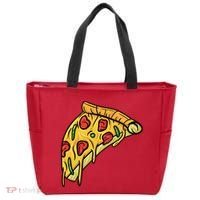 Pizza Lovers, Greasy Slice Of Pizza Tote Bag thumb 0