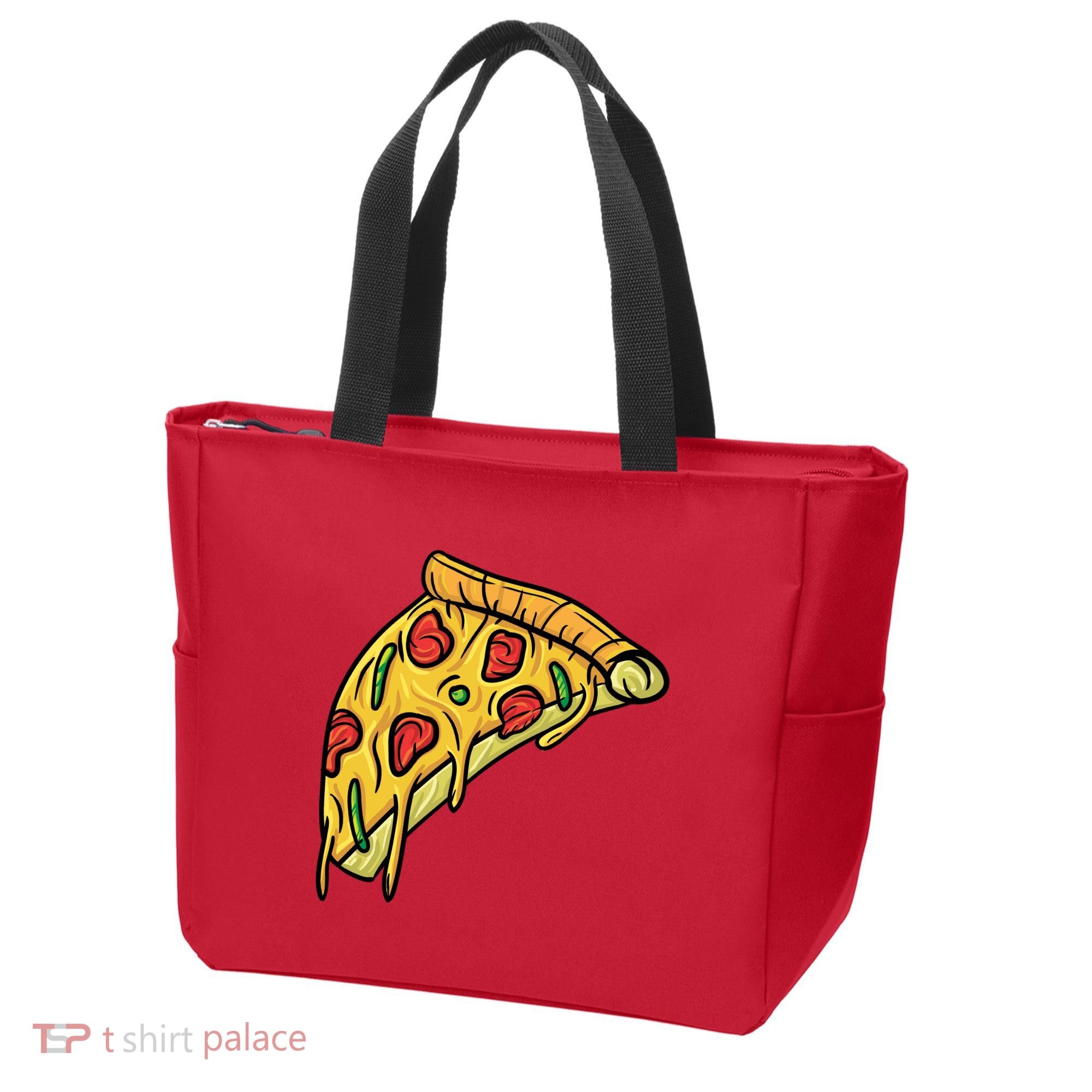 Pizza Lovers, Greasy Slice Of Pizza Tote Bag