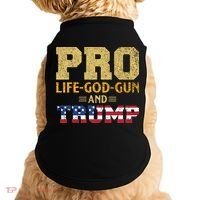 Pro Life God Gun And Trump Doggie Tank thumb 0