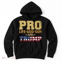 Pro Life God Gun And Trump Hoodie thumb 0