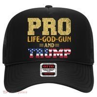 Pro Life God Gun And Trump Hat thumb 0