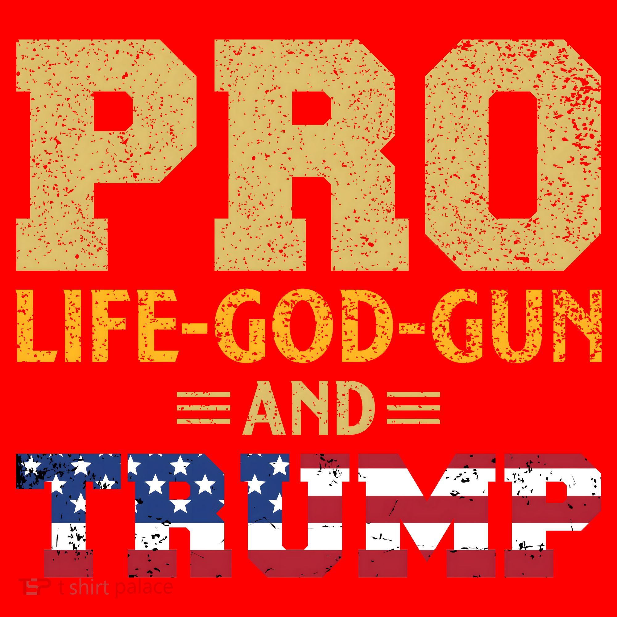 Pro Life God Gun And Trump Santa Hat