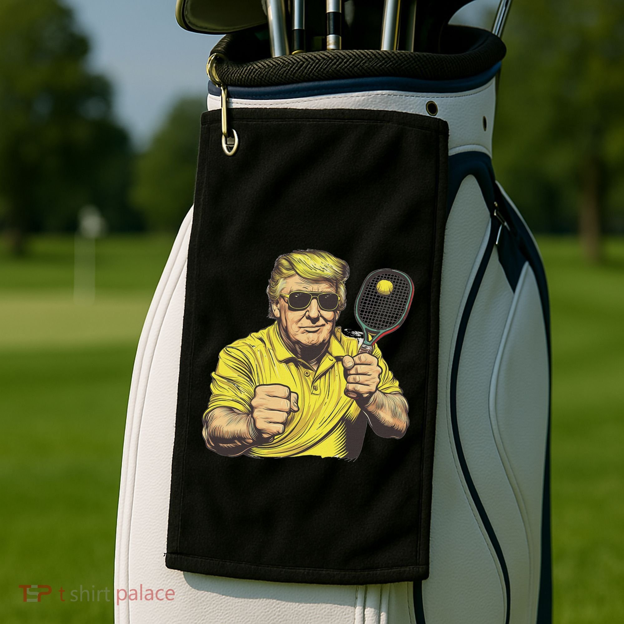 Pickleball Lovers Graphics Pickle Ball Golf Towel