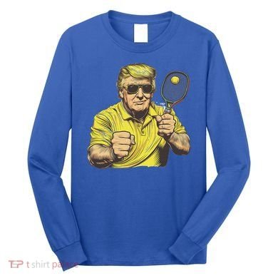 Pickleball Lovers Graphics Pickle Ball Long Sleeve Shirt