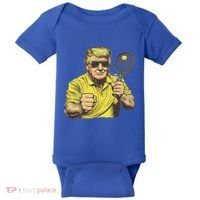 Pickleball Lovers Graphics Pickle Ball Baby Bodysuit thumb 0