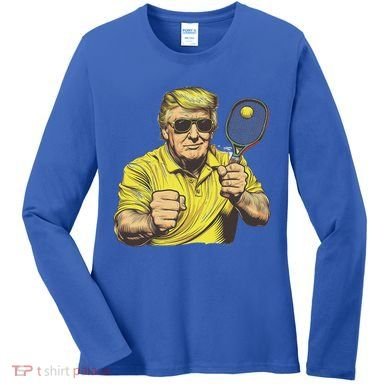 Pickleball Lovers Graphics Pickle Ball Women's Long Sleeve Shirt