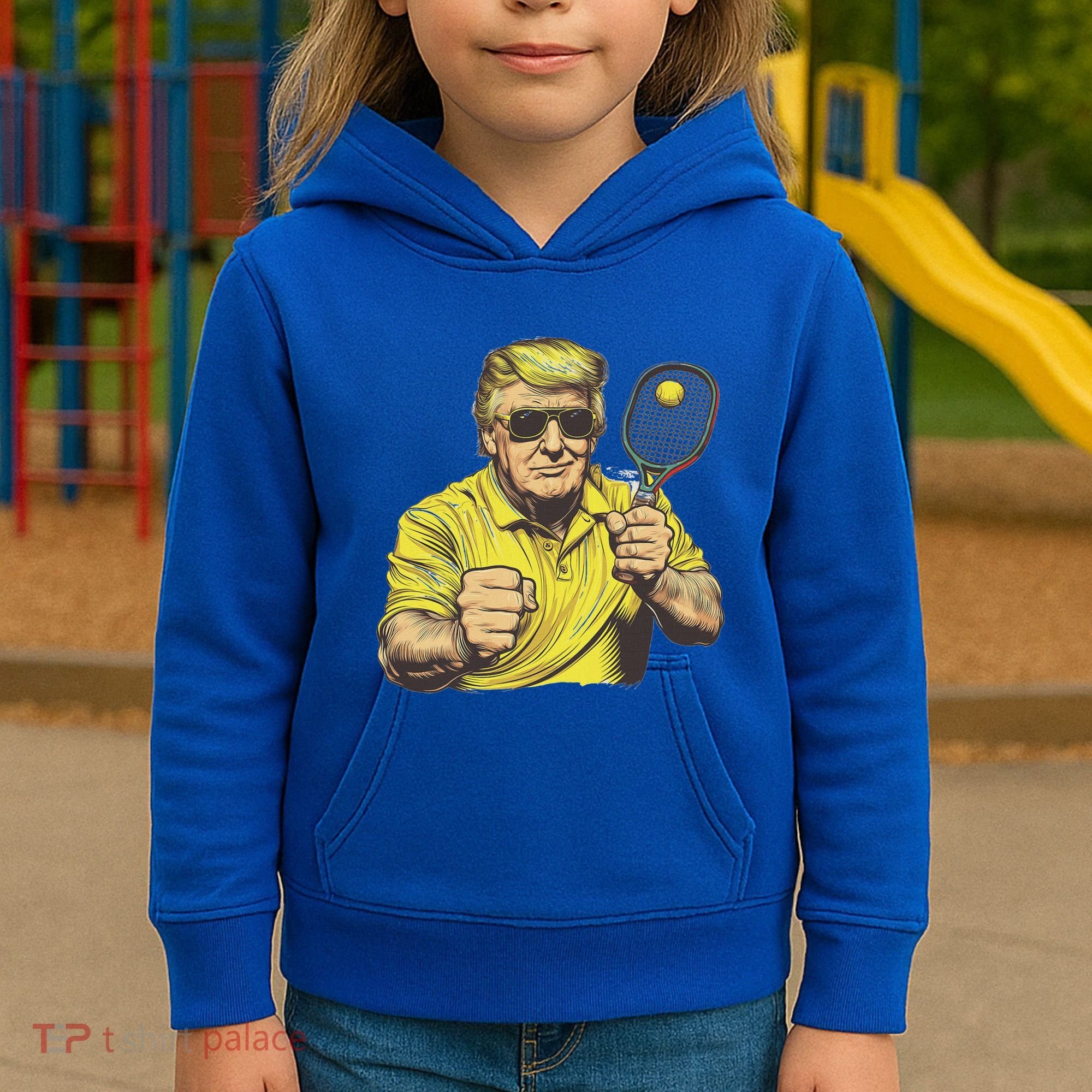 Pickleball Lovers Graphics Pickle Ball Kids Hoodie