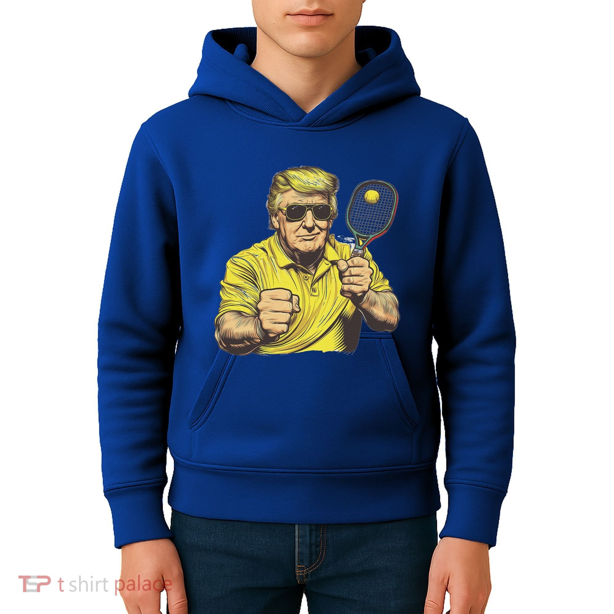 Pickleball Lovers Graphics Pickle Ball Kids Hoodie