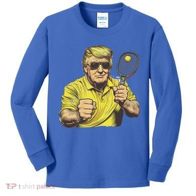 Pickleball Lovers Graphics Pickle Ball Kids Long Sleeve Shirt