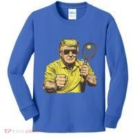 Pickleball Lovers Graphics Pickle Ball Kids Long Sleeve Shirt thumb 0