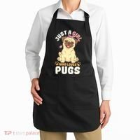 Pug Love Girl Apron thumb 2